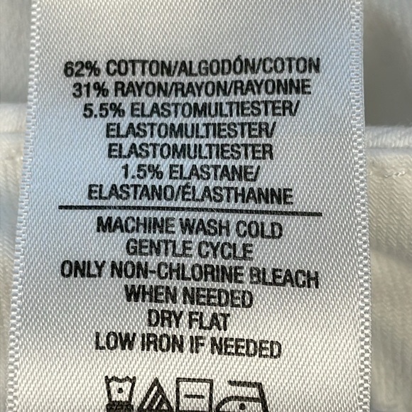 NWT Joes Jeans Flawless High Rise Honey Curvy Cropped Boot Cut Jeans White 28 - Picture 13 of 15